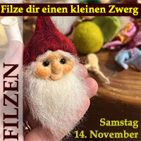 Filzzwerge mit Melanie Felber - bei NadjasArt.ch in Fehraltorf